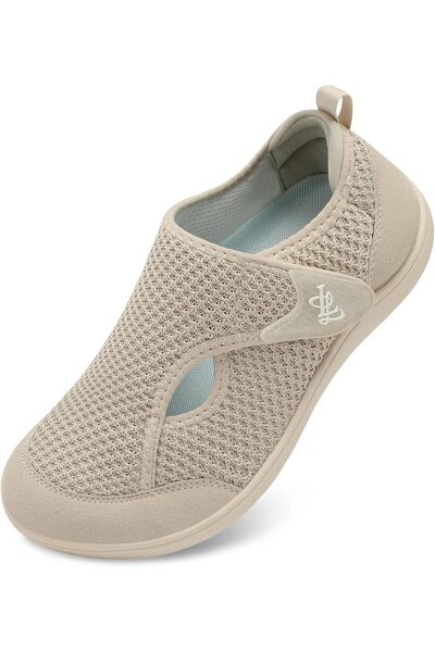 Generic Womens Wide Barefoot Shoes Breathable Walking Shoe Adjustable Zero Dr...