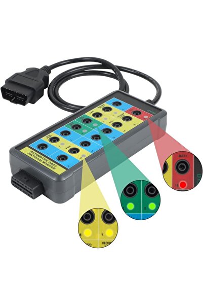 Generic صندوق اختبار OBD2، جهاز كشف بروتوكول OBDII للسيارات، صندوق اختبار CAN...