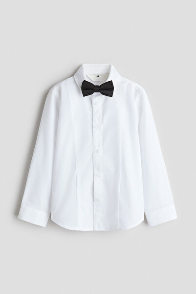 H&M Smokin Gömleği ve Papyon İçeren 2 Parçalı Set