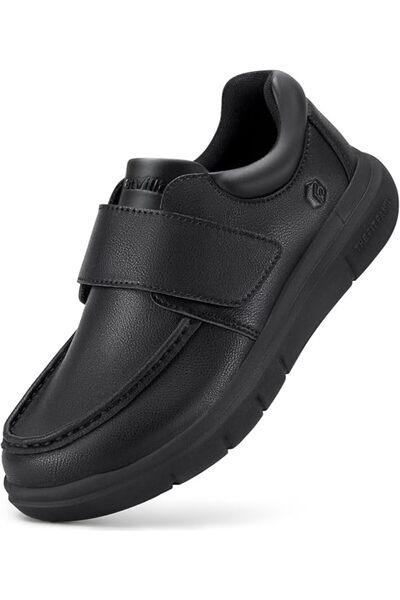 FitVille Mens Loafers Comfort Wide Fit Leather Formal Shoes Casual Slip on Dr...