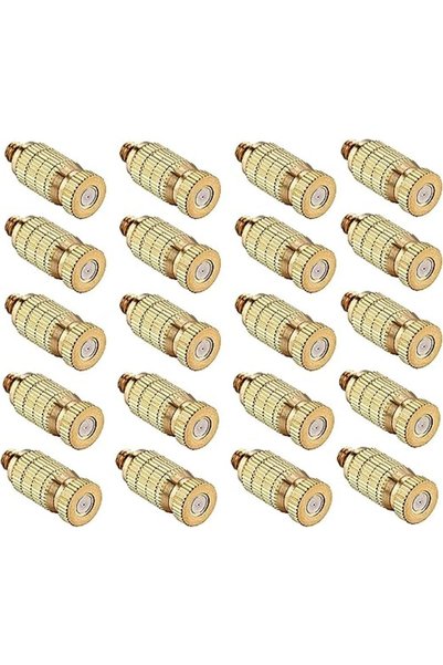 Generic High Pressure Atomizer Nozzle, Garden Brass Misting Nozzles for Outdo...