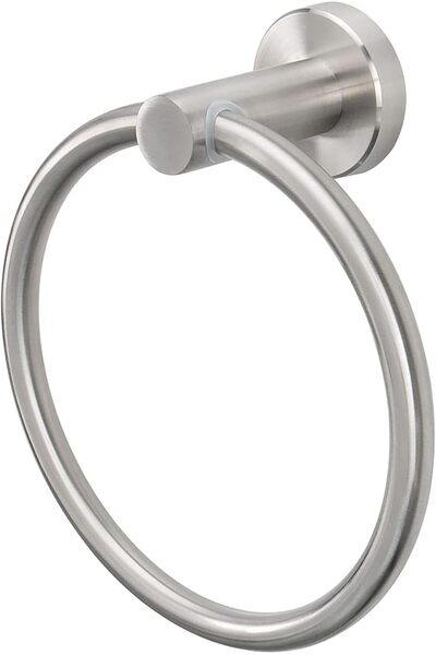 Generic Stainless Steel Towel Ring,Wall Mounted Towel Hanger for Bathroom、 ki...