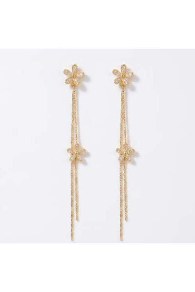 AMAYO Cercei Golden Flower – Cupru Placat cu Aur 14K