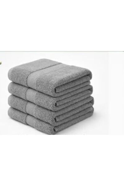 Generic Terry Hand Towel 100% premium Cotton 650 GSM 33x33 cm (Grey)