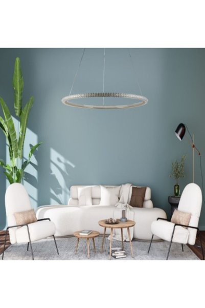 Generic Brand Modern Gold Led Chandelier 55W 40cm Ha/D6066/400Gd+3Co