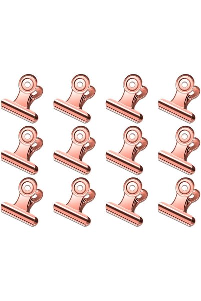 Generic 12 Pack Bull Binder Paper Clips 2 Inches/51mm Large Hinge Paper Clips...