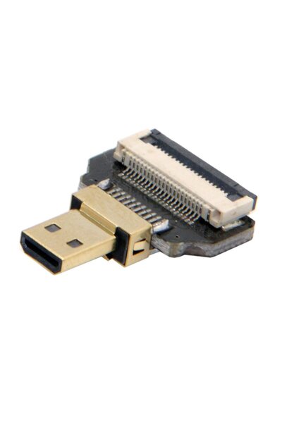 Generic موصل HDMI صغير من النوع D ذكر مستقيم قياسي لـ FPV HDTV والتصوير الجوي...
