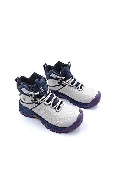 HUMTTO Waterproof Hiking Outdoor Gray Purple Women's Sports Boots