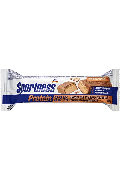 OEM Baton proteic 32% cu alune de pădure și caramelă, 40 g