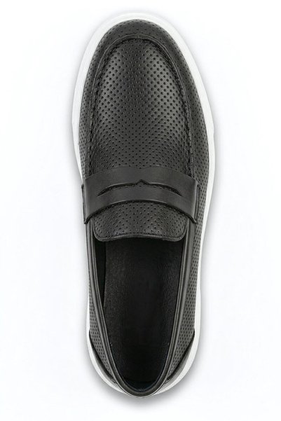 Ahmed Hamdi Bey Gatte Black Men's Leather Shoes
