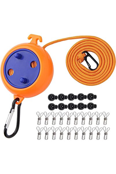 Generic Portable Travel Clothesline Cord,Adjustable 10M Camping Clothes Line ...