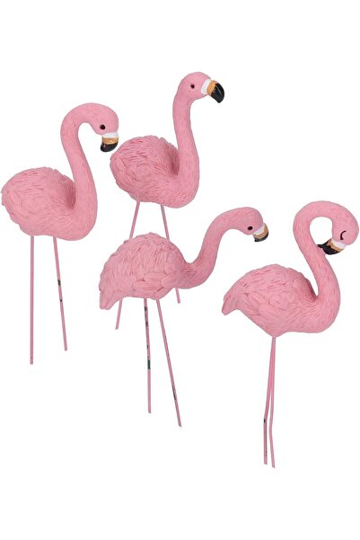 Generic Flamingo Garden Decorations, Deko Flamingo, Flamingo Outdoor 4 Flamin...