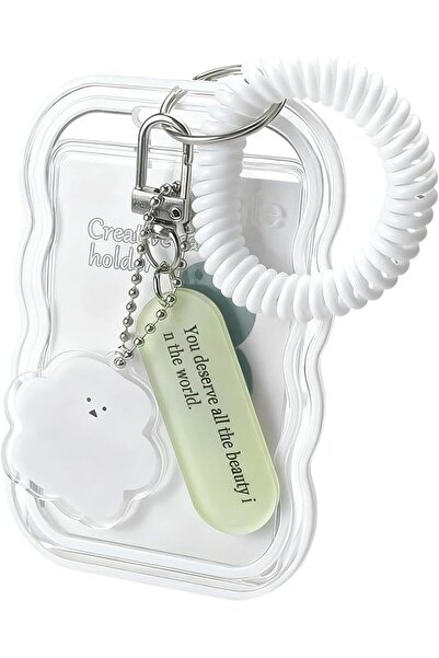 Generic HANNEA® 3-Inch Cloud Shape Photo Card Holder, Transparent Protective ...