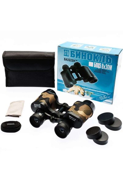 NW NessiWorld منظار يدوي Baigish 8x30 بمدى 1000م/76م - صنع في روسيا - جودة فا...