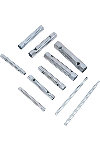 Generic Tubular Spanner Set -10 Piece- Professional Wrench Tool Kit with Corr...