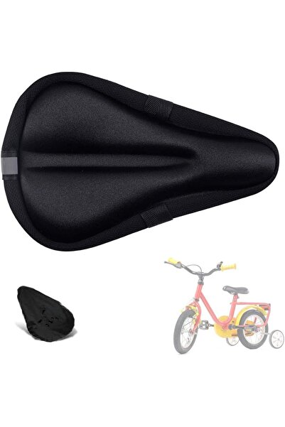 Generic Kids Gel Bike Seat Cushion Cover for Boys & Girls, 10x6 Inch Breathab...