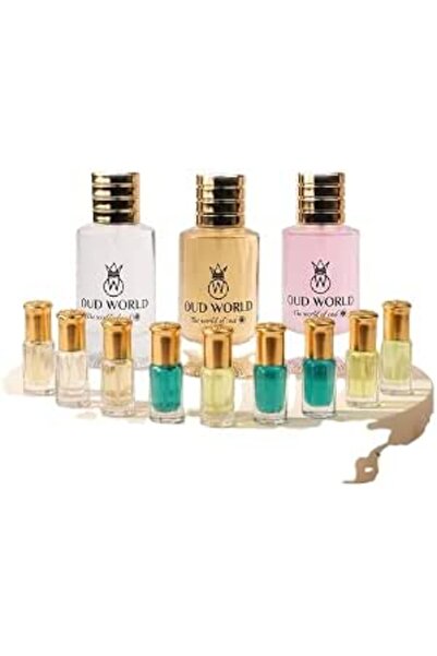 OUD WORLD Combo Set 43, Tobacco Vanilla, Loverly Oriental & Marj, Unisex Frag...