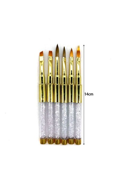 OEM Σετ πινέλα νυχιών 6τμχ - Nail brushes 6pcs