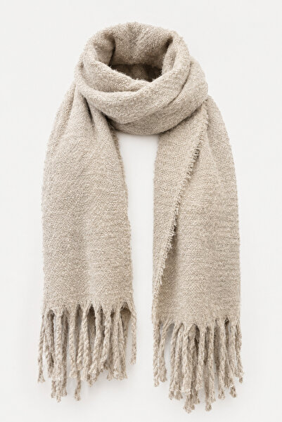 Hayalperest boncuk Puff Scarf Shawl Shoulder Shawl - Curled Scarf Shawl - Puf...