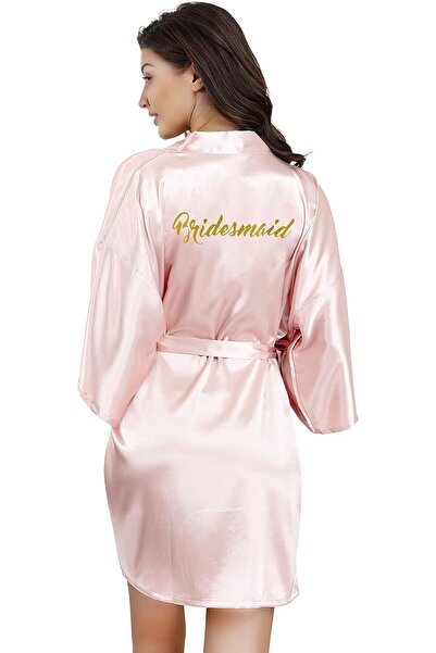 Generic Elegant Kimono Robes for Bridesmaid and Bride - Perfect for Wedding P...