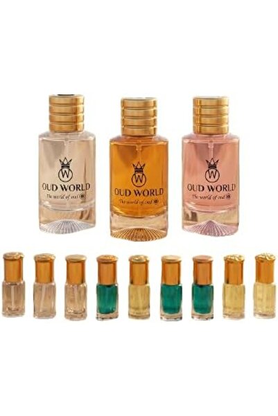 OUD WORLD Combo Set 41, White Oud, Dolice & Strawberry Moon, Unisex Fragrance...