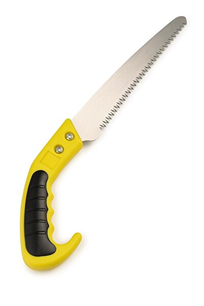 Busstier Budama Testeresi, 30 cm Paslanmaz Çelik Dişli Bıçak, 17 cm Ergonomik Saplı, Ağaç Dalları ve