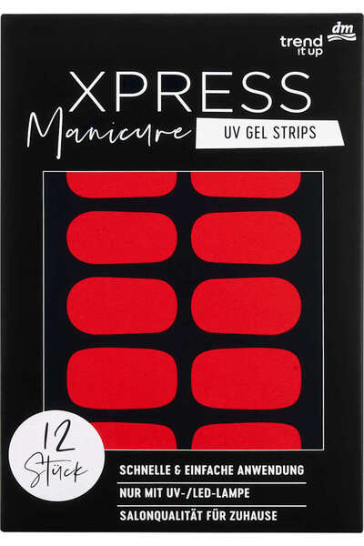 OEM Folii de unghii din gel UV XPRESS Manicure Nr. 130 - Statement Red