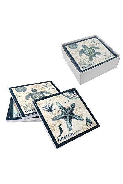 OEM Σετ σουβέρ Greece 4τμχ - Coaster set 4pcs