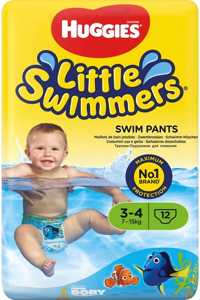 OEM Scutece pentru înot numărul 3-4, 7-15 kg, 12 buc