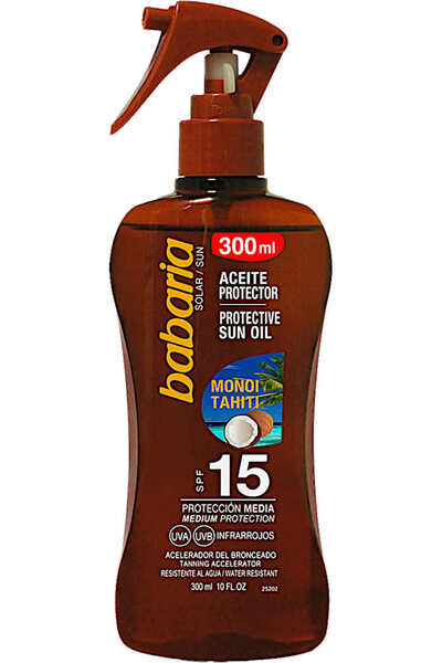 OEM Ulei accelerator de bronzare cu protecție solară SPF15, 300 ml