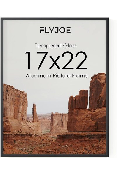 Generic 8x10 Picture Frame - Metal Frame With Mat 5x7 | 8 x 10 Aluminum Photo...