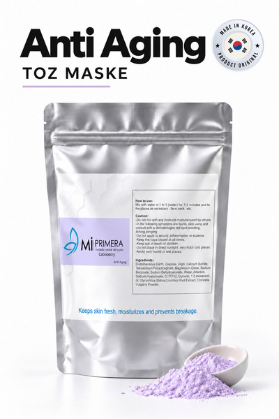 Yaşlanma Karşıtı Soyulabilir Kore Toz Yüz Maskesi 1 kg (30 kullanım)