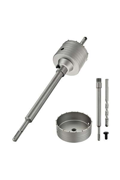 Generic 160mm Concrete Hole Saw Set - 110mm SDS Plus Shank Extension Rod with...