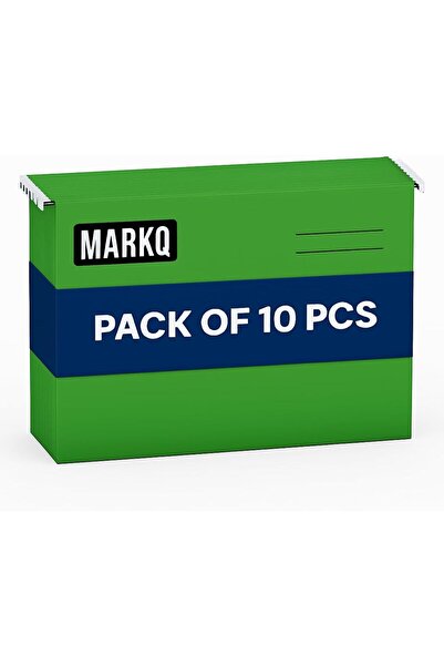 Generic Hanging File Folders 10-Pieces, Dark Green (Pack of 3)