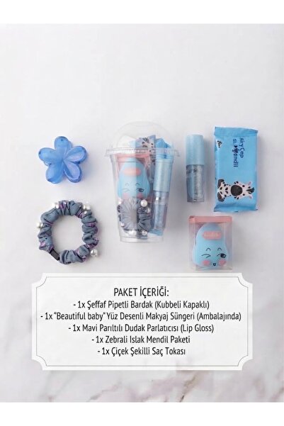 takitokadükkanım Beauty Cup Sürpriz Hediye Seti - Dolgunlaştırıcı Lip Gloss, ...