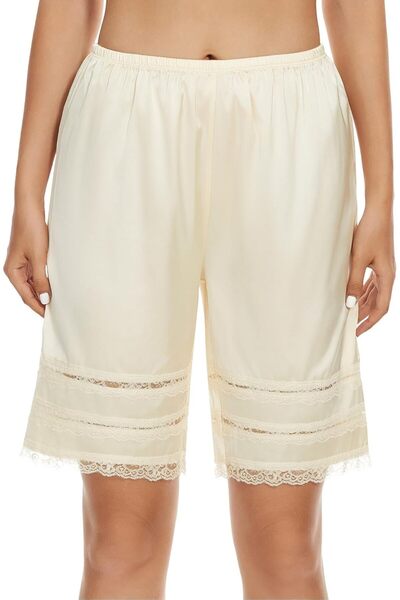Generic Satin Bloomers Pettipants for Women, Comfortable Under Dress Culottes...