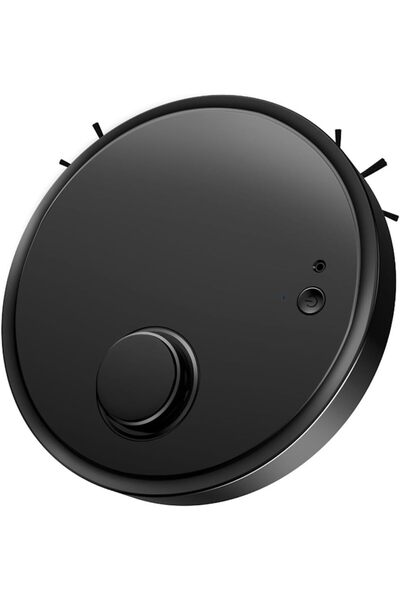 Generic مكنسة روبوتية ذكية 3 في 1 باللون الأسود، روبوت تنظيف وكنس ومسح أوتوما...