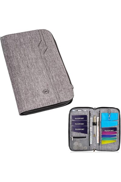 Generic Passport Holder, Valante RFID Blocking Large Passport Holder Wallet -...
