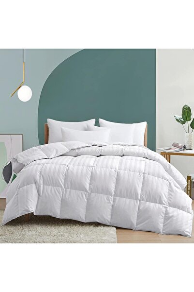 Generic Soft Duvet Insert Comforter, Soft Lightweight White All Season Down A...