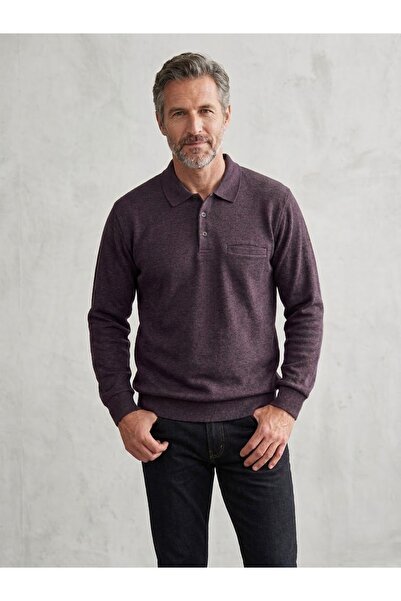 BER ŞA TRİKO PENYE Polo Collar Thessaloniki Sweater