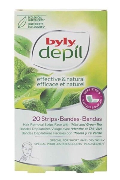 OEM Facial Hair Removal Strips with Aloe Vera, 20 pcs