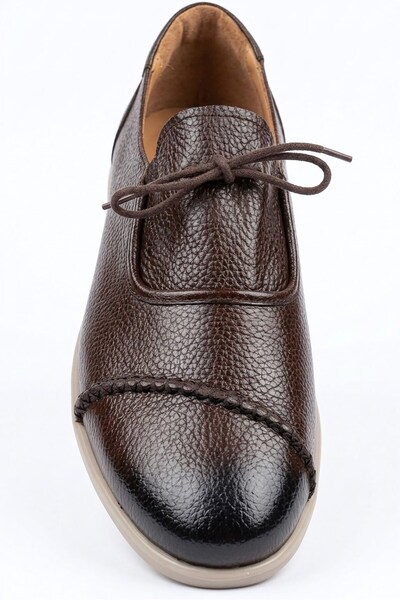 Ahmed Hamdi Bey Ruben Brown Men's Leather Shoes