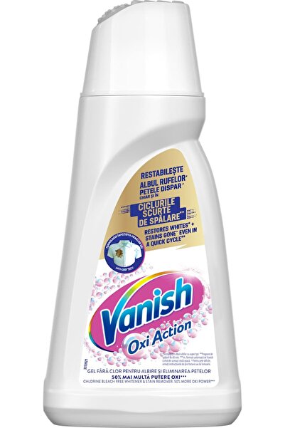 OEM Gel îndepărtare pete Oxi Action pentru haine Albe, 1 l