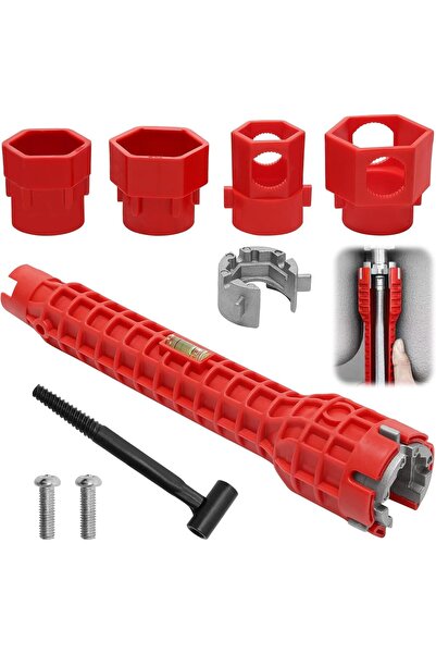 Generic Faucet Wrench, 14 in 1 Under Sink Faucet Wrench, Tap Socket Wrench, M...