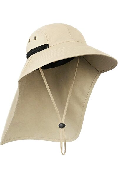 Generic Outdoor Sun Hat for Men, 50+ UPF Protection Safari Cap Wide Brim Pure...