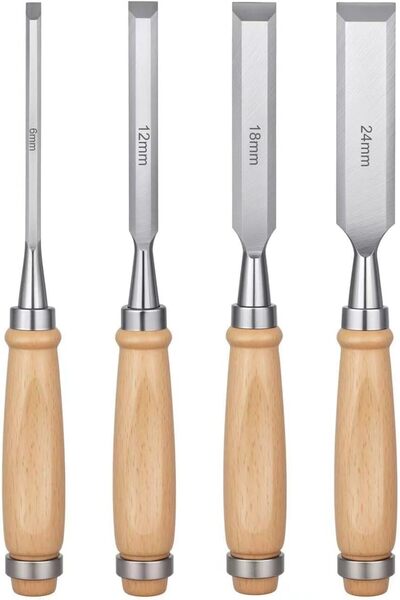 Generic 4 Piece Wood Chisel, Chisel, Professional Wood Chisel Sets, Woodworki...
