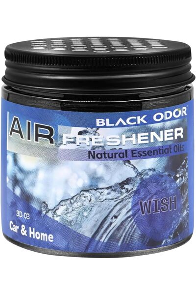 Generic معطر هواء أسود بالزيوت العطرية الطبيعية، 180 جرام - مثالي للسيارة وال...
