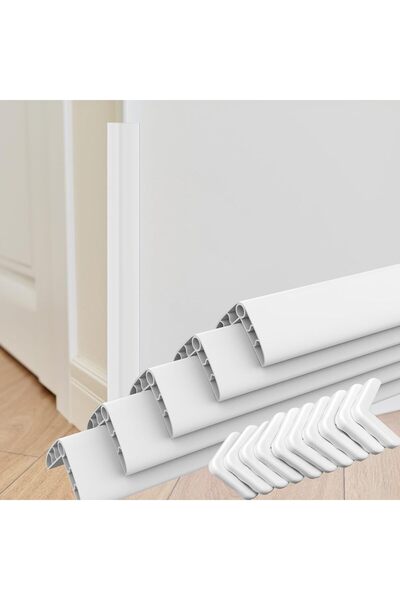 Generic 5 قطع واقيات زوايا الجدران - حماية للأطفال مقاس 1×1×36 بوصة، واقيات ز...