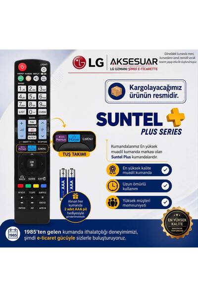 LG LCD tv uyumlu kumanda