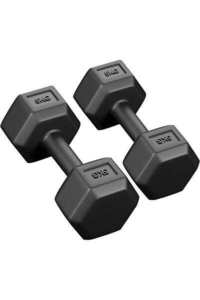 Generic أثقال سداسية الشكل (2 قطعة)، 2 كجم و3 كجم و5 كجم، أثقال نيوبرين للتما...